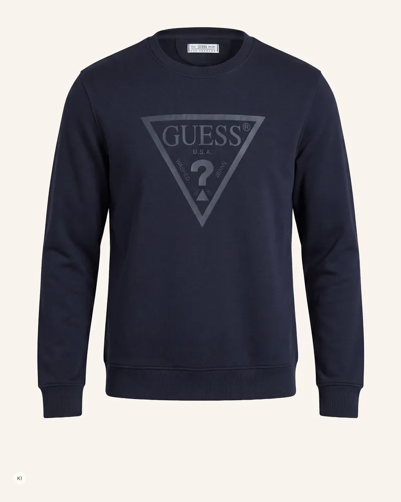 Guess Sweatshirt blau Dunkelblau