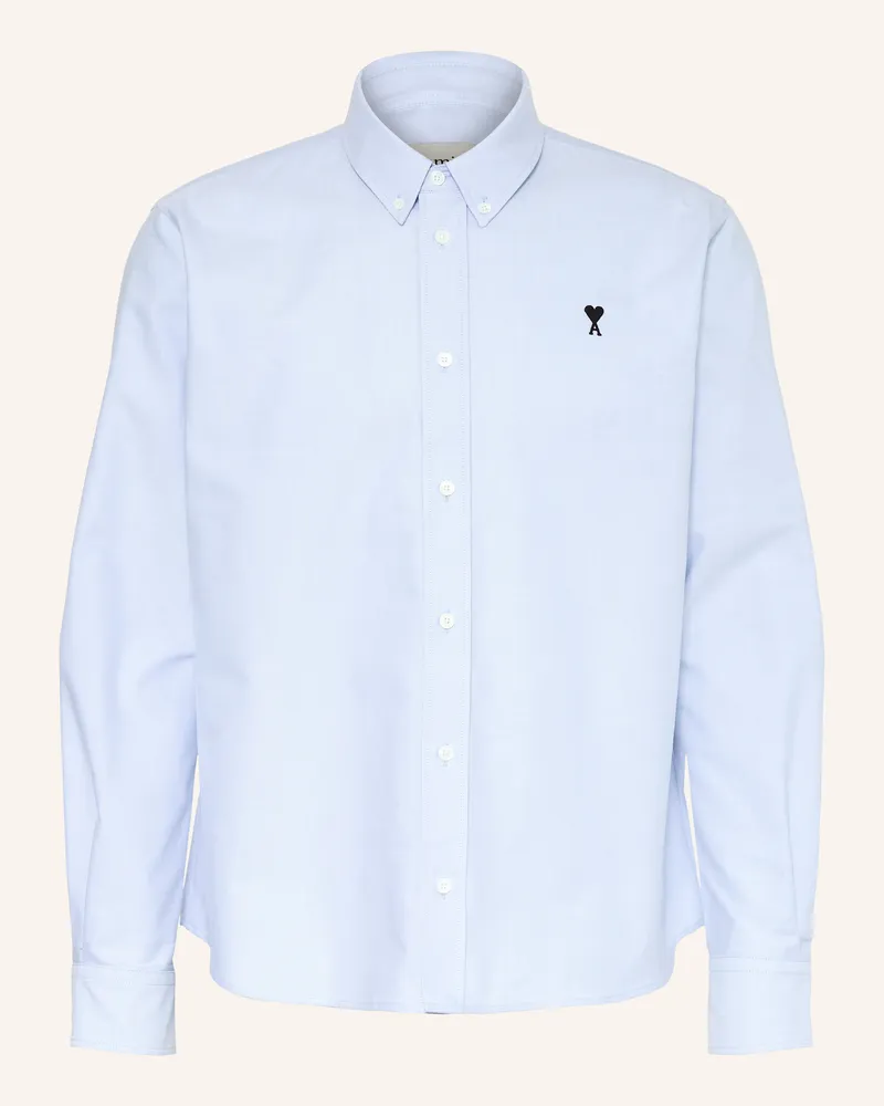 AMI Paris Oxforthemd Classic Fit Hellblau