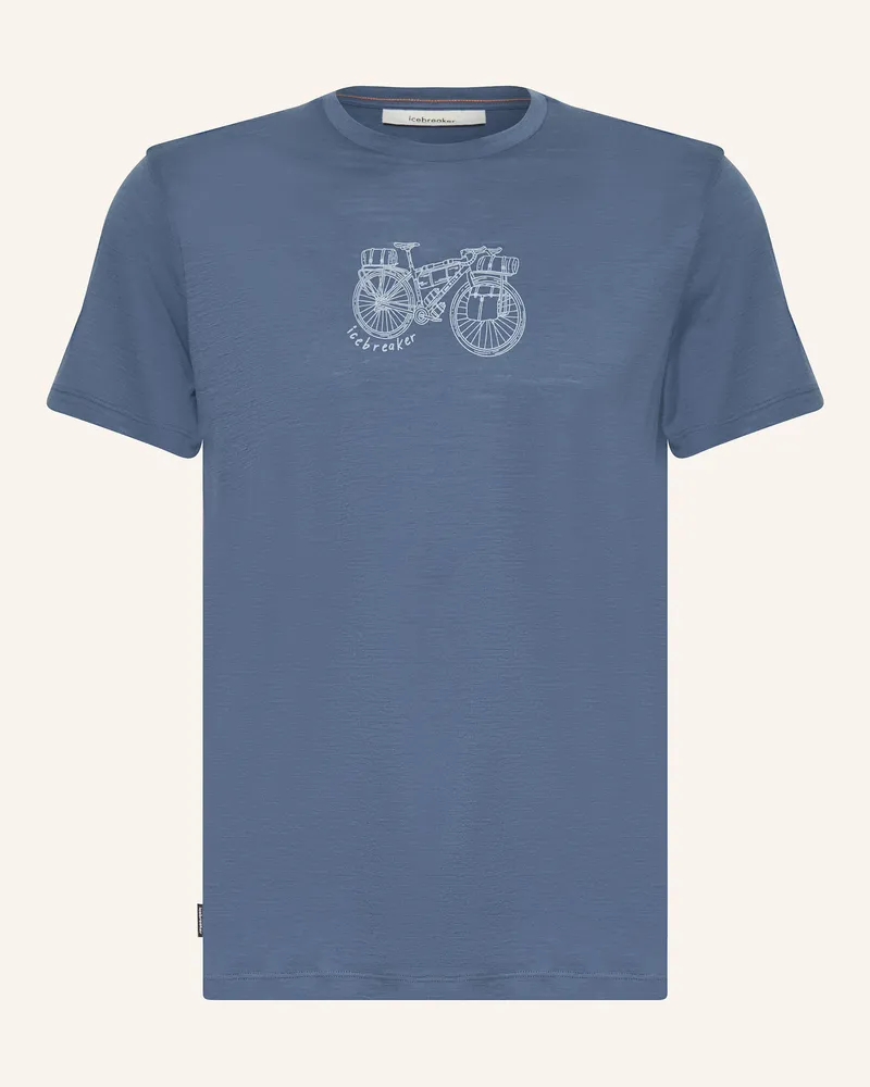Icebreaker T-Shirt MERINO 150 TECH LITE™ aus Merinowolle Dunkelblau
