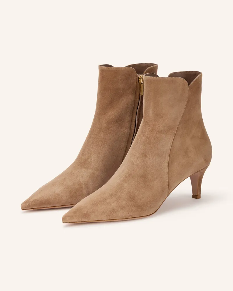 Gianvito Rossi Stiefeletten Levy beige Hellbraun