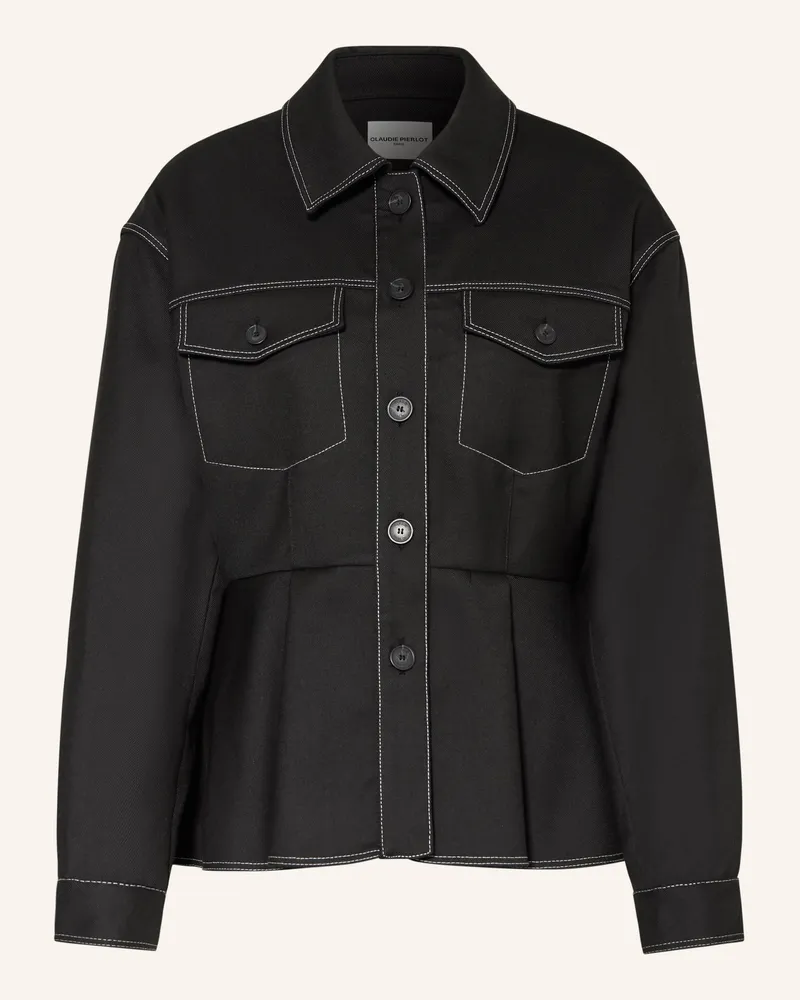 Claudie Pierlot Jacke schwarz Schwarz