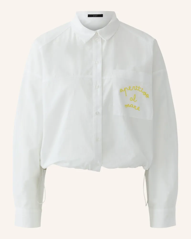 Oui  Bluse weiss Weiss