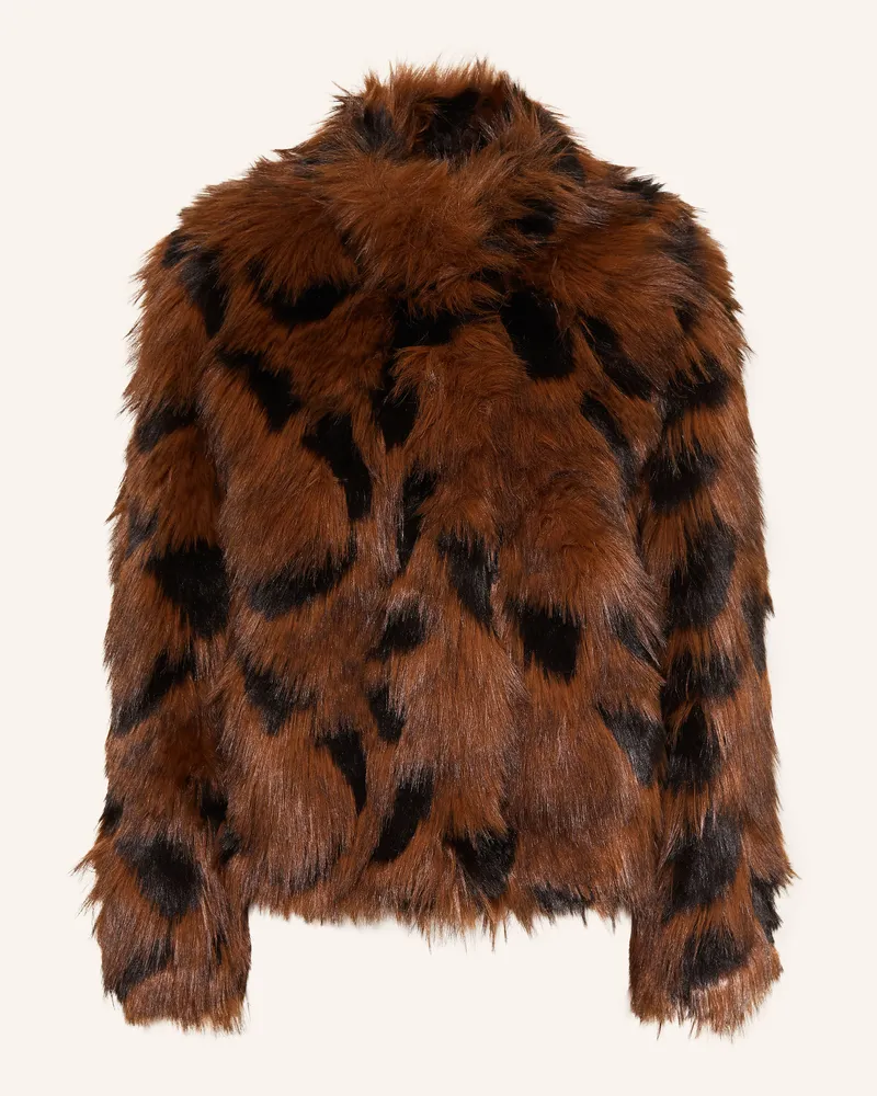 Rich&Royal Kunstfell-Jacke braun Braun