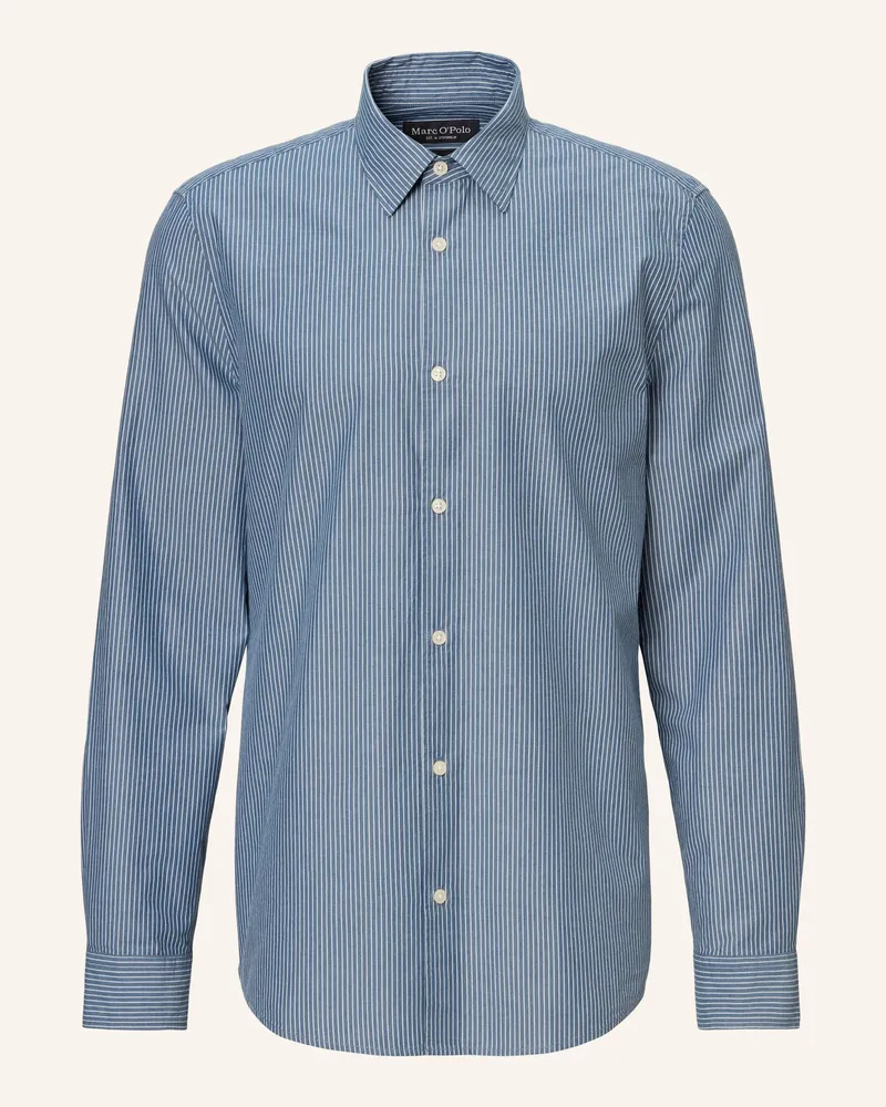 Marc O'Polo Hemd Blau