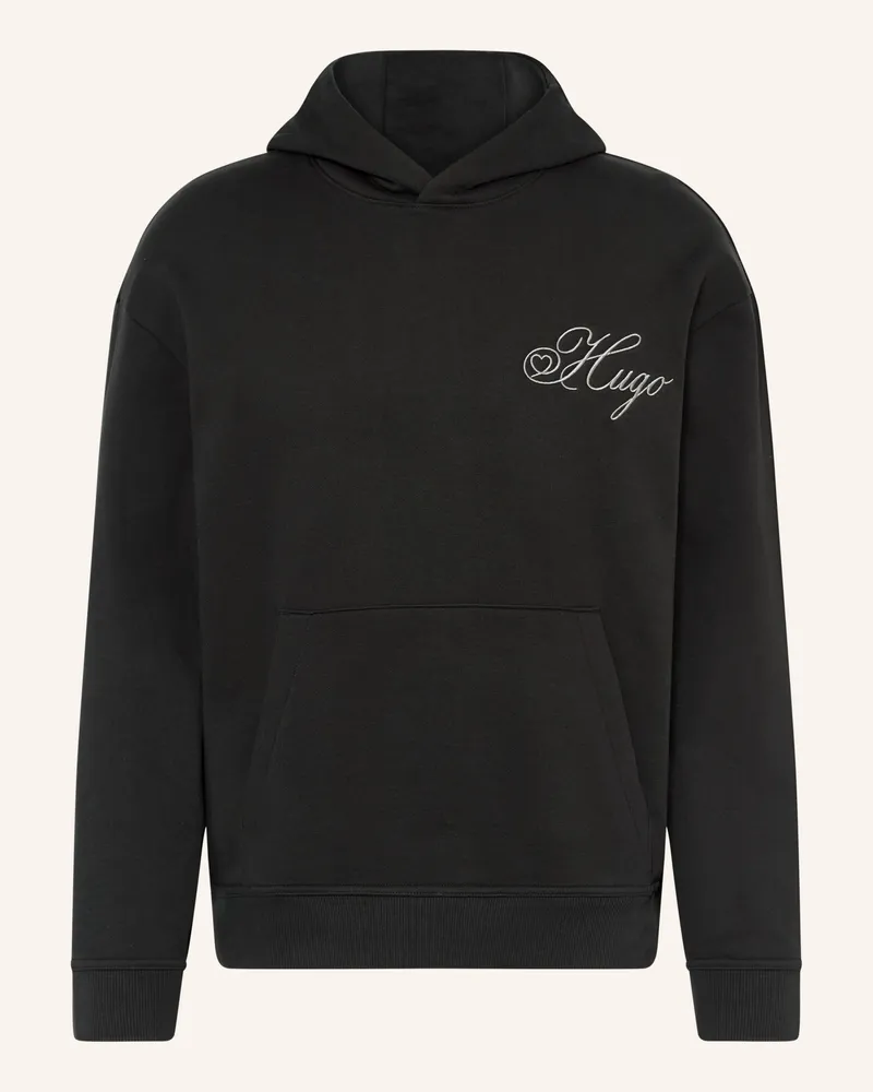 HUGO BOSS Hoodie Dalento schwarz Schwarz