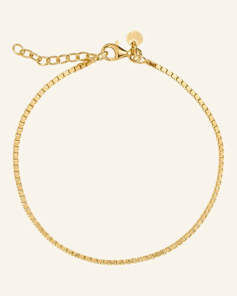 POMPIDOU Armband Box Chain By Glambou gold Gold