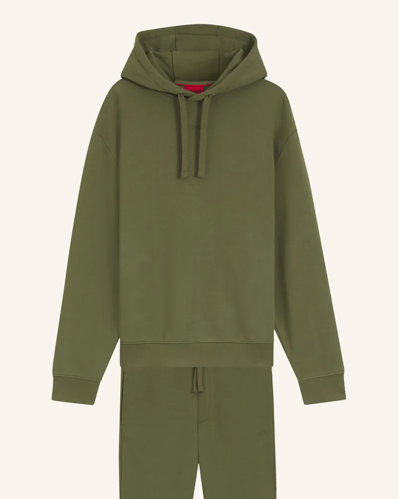 HUGO BOSS Sweatshirt Tracksuit_Dapodayote Relaxed Fit gruen 