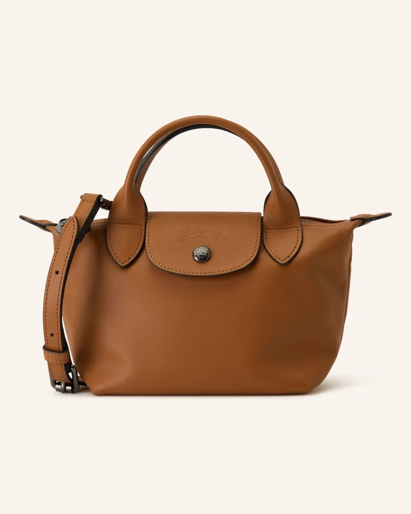 Longchamp Handtasche Le Pliage Xtra Xs beige Cognac