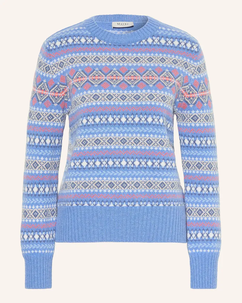 Maerz Pullover blau Hellblau