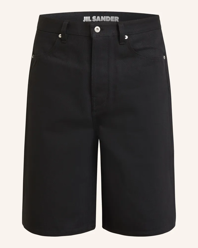 Jil Sander Jeansshorts schwarz Schwarz