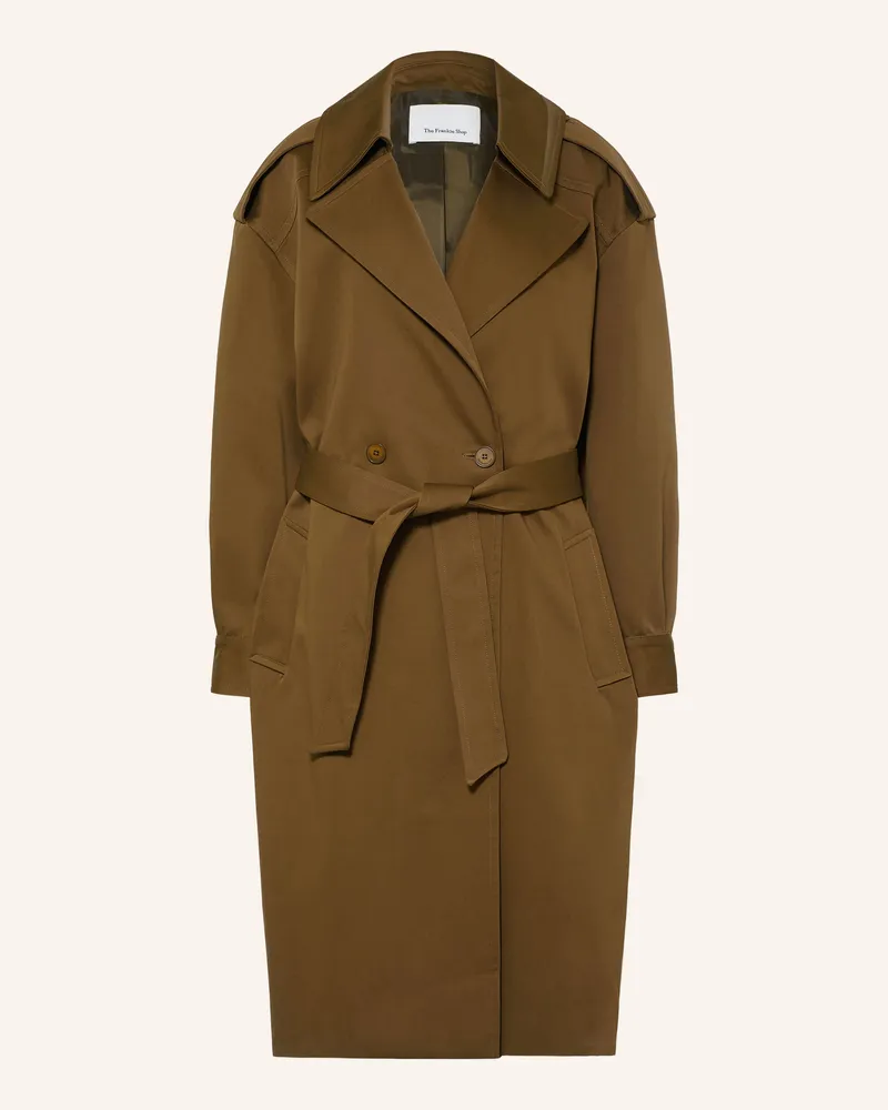 FRANKIE Shop Trenchcoat Esben gruen Oliv