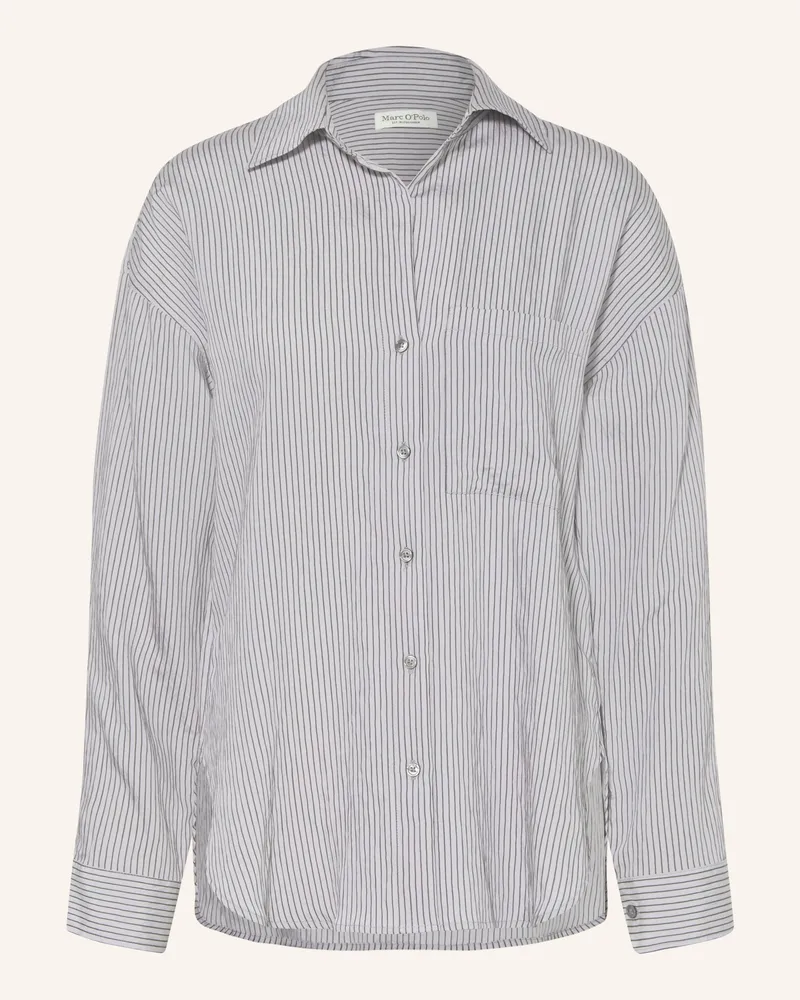 Marc O'Polo Hemdbluse Hellgrau