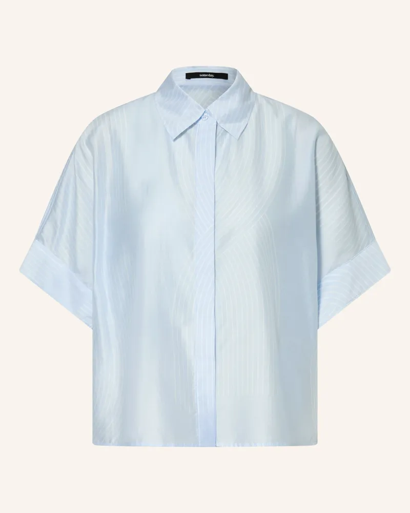 someday. Hemdbluse Zulin blau Hellblau