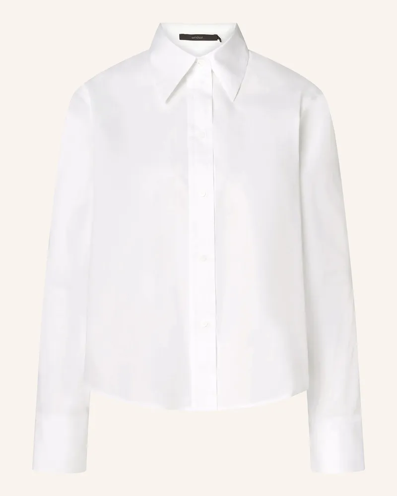 windsor. Hemdbluse weiss Weiss