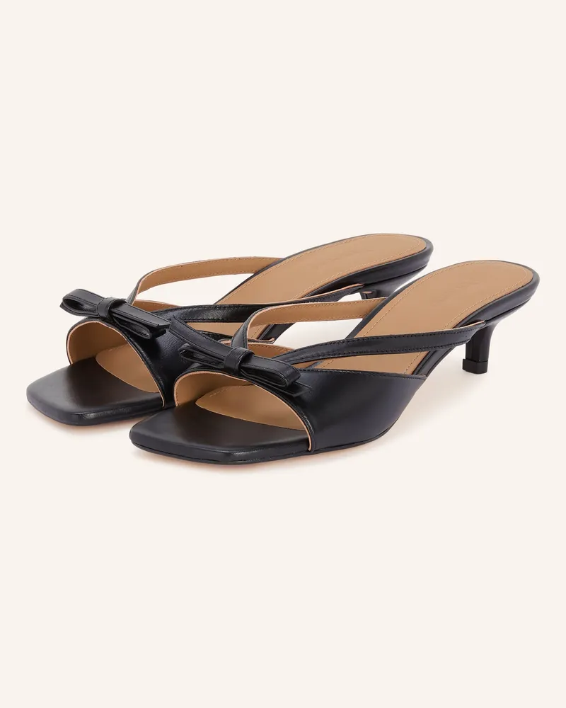 Flattered Mules Jordan schwarz Schwarz