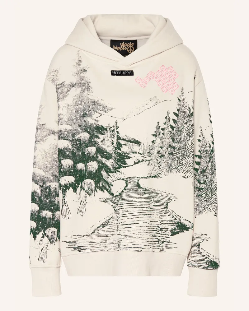 Yippie Hippie Hoodie Creme