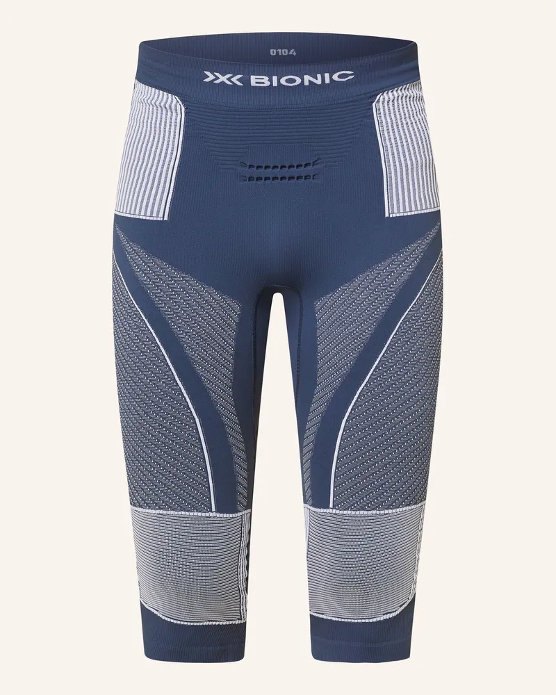X-Bionic Funktionswäsche-Hose Energy Accumulator 4.0 Mit Verkürzter Beinlänge blau Dunkelblau