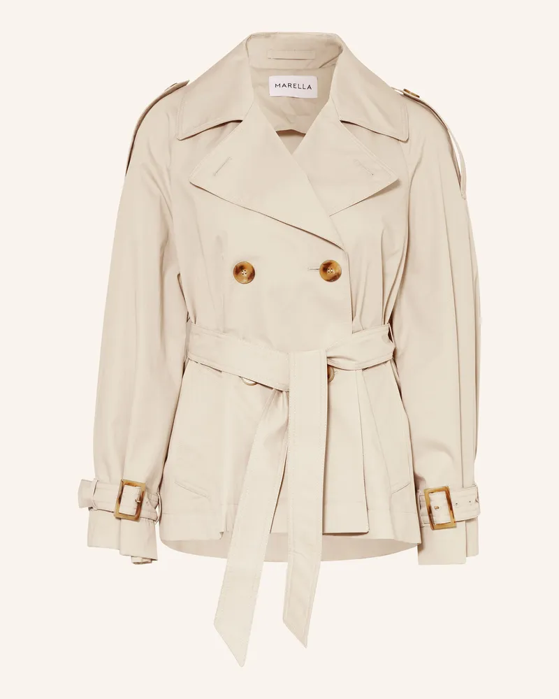 MARELLA Cropped-Trenchcoat Creme