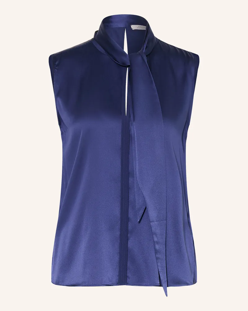 Dorothee Schumacher Satintop Sense Of Shine Mit Schluppe blau Blau