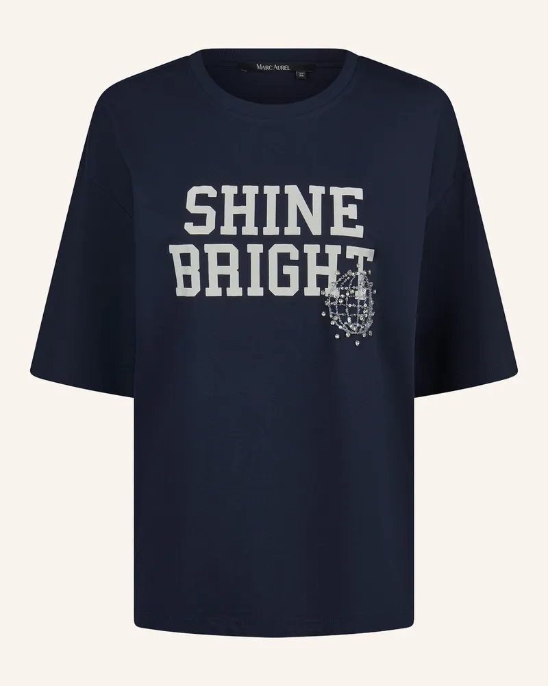 MARC AUREL Shirt blau Dunkelblau