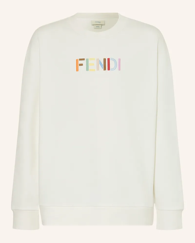 Fendi Sweatshirt weiss Weiss