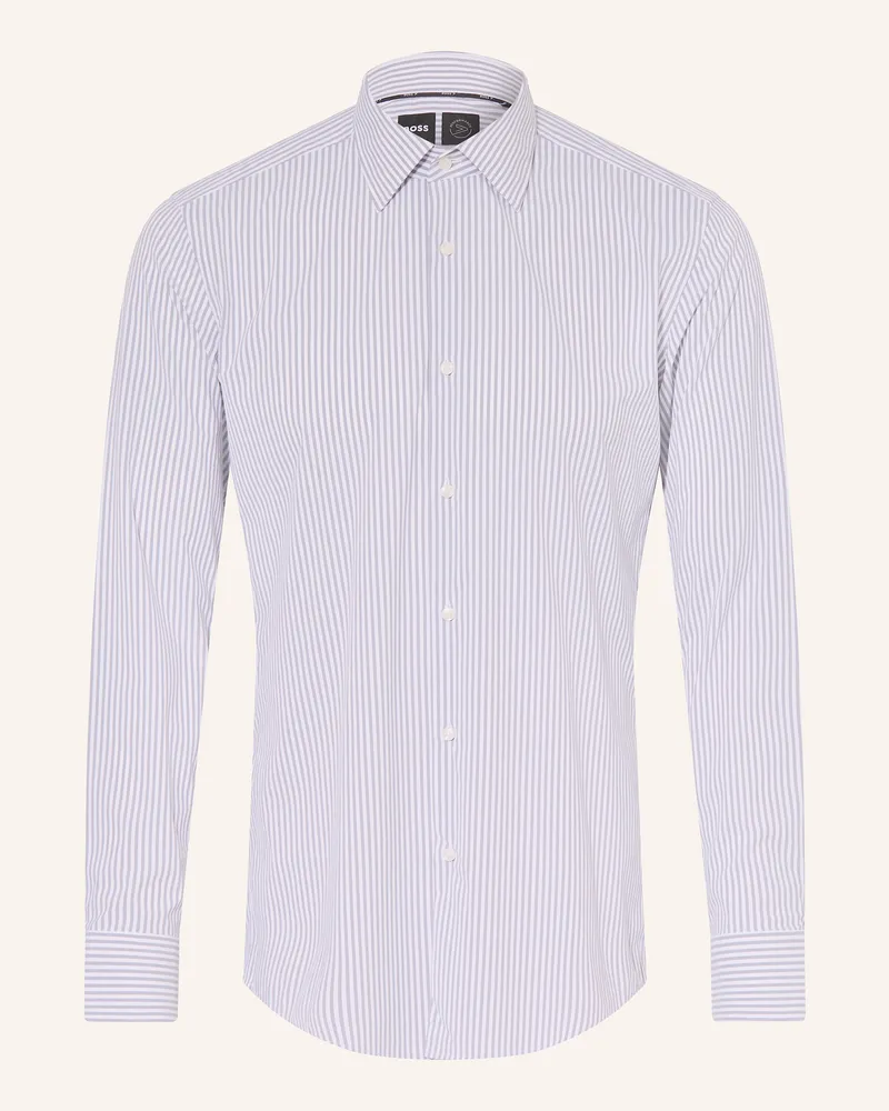 HUGO BOSS Hemd HANK Slim Fit Dunkelgrau