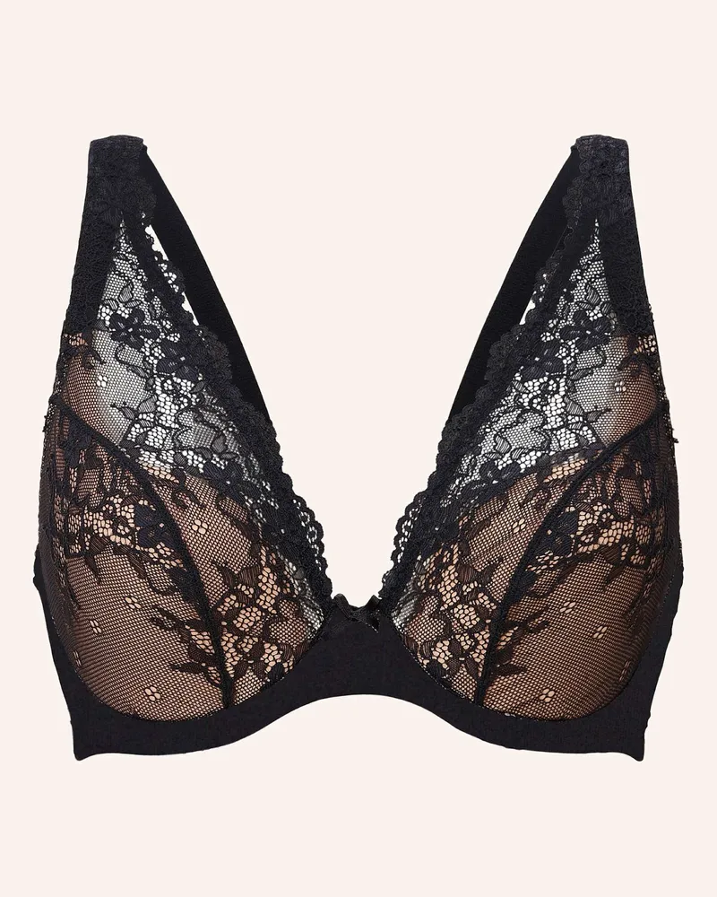 LingaDore Daily Triangel Plunge Bh schwarz Schwarz