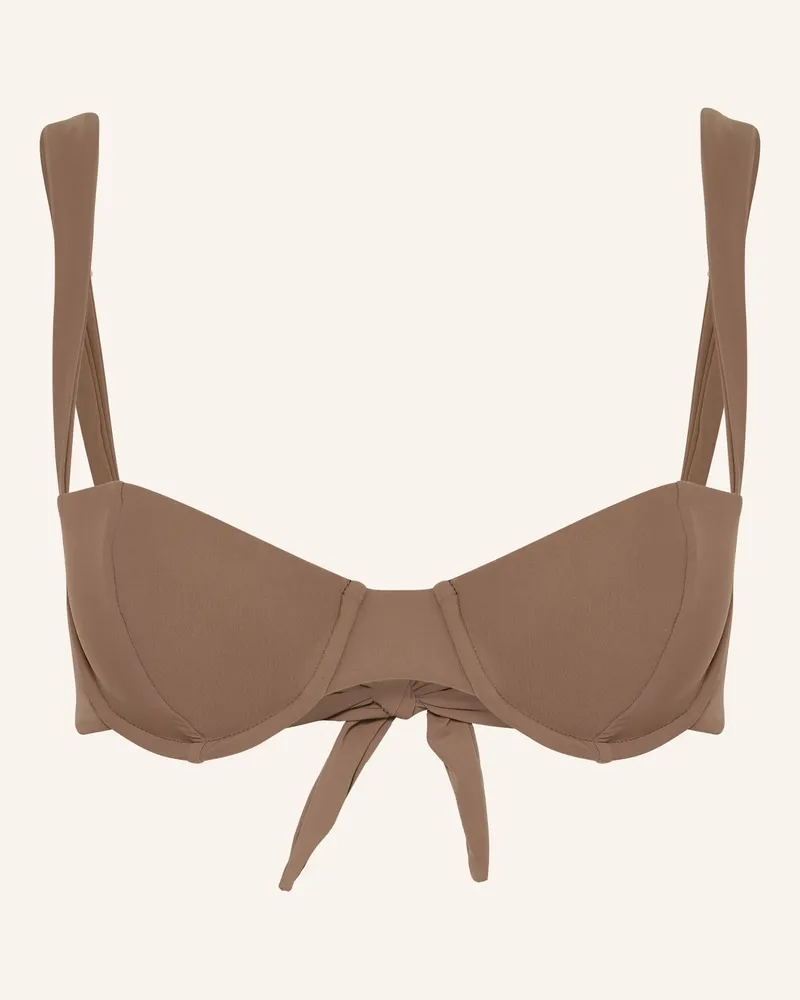 by Aylin Koenig Bügel-Bikini-Top Hedi braun Braun