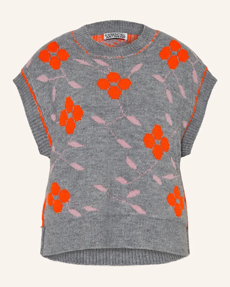 Essentiel Pullunder Karre grau Grau
