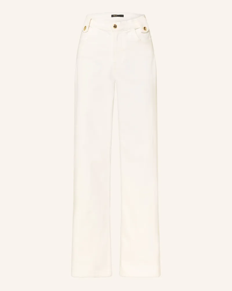 Maje Wide Leg Jeans weiss 10
