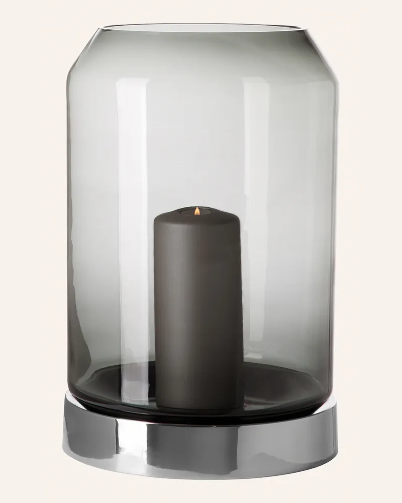 Fink Windlicht mit Glas ORELIA Silber