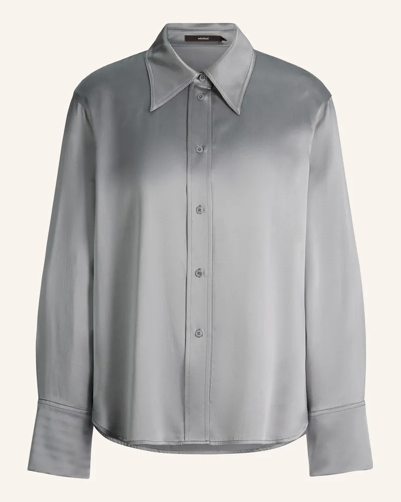 windsor. Hemdbluse grau Grau