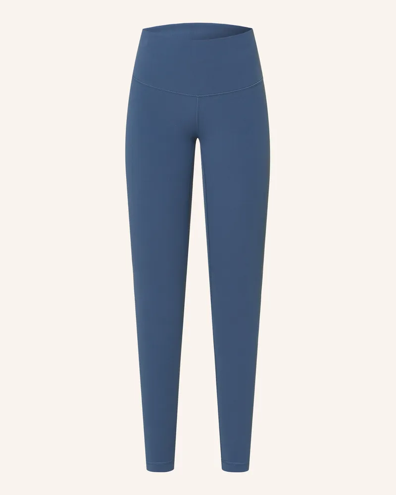 LULULEMON Tights WUNDER TRAIN HR 28IN Blau