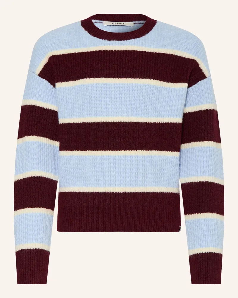 Garcia Jeanswear Pullover rot Dunkelrot