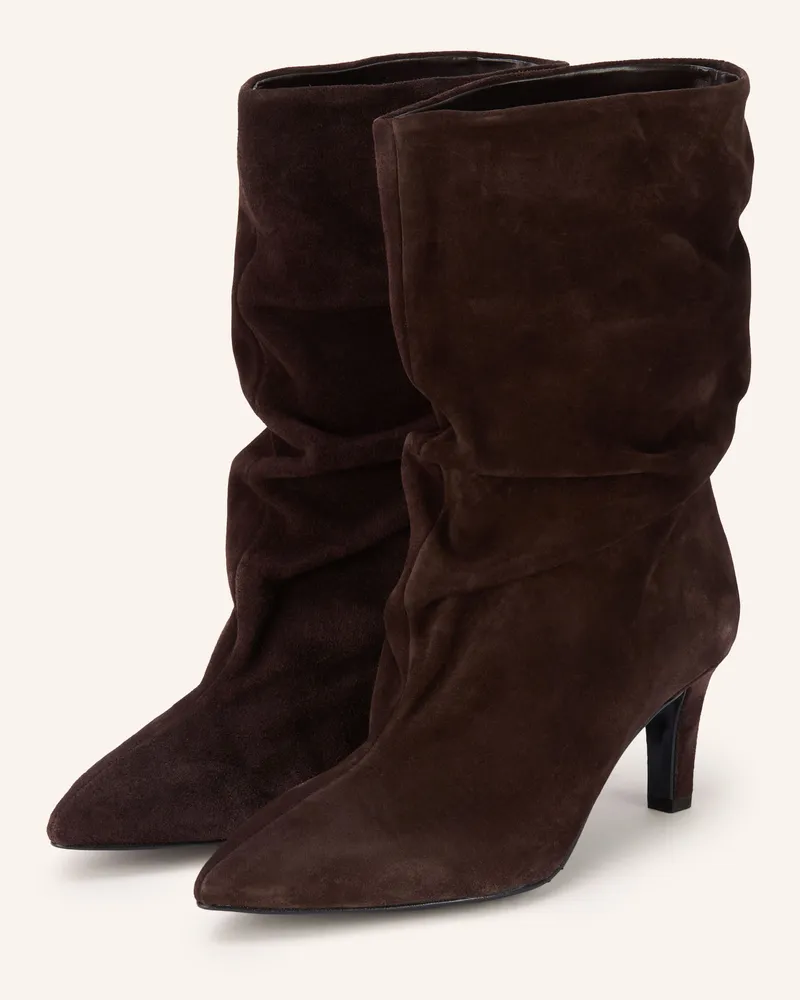 Mrs & HUGS Stiefeletten braun Dunkelbraun