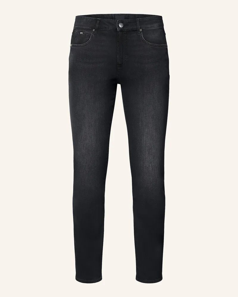 HUGO BOSS Jeans H-Re.Maine Regular Fit grau Schwarz