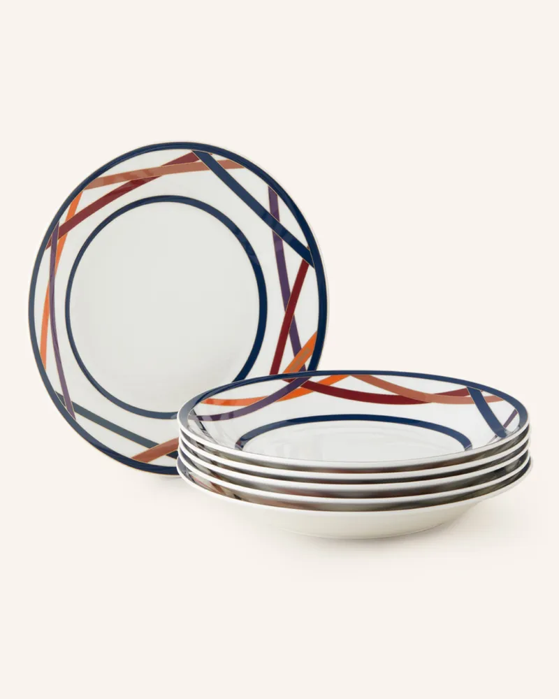 Missoni Home 6er-Set Suppenteller NASTRI Creme