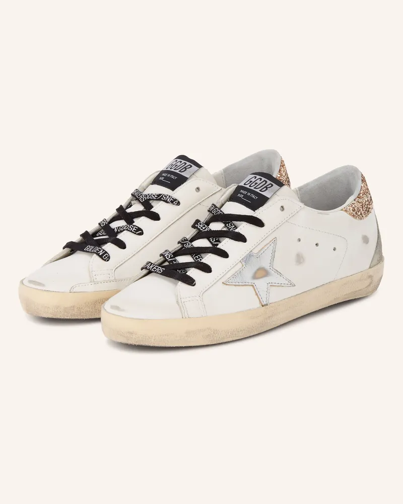 Golden Goose Sneaker Super-Star weiss Weiss