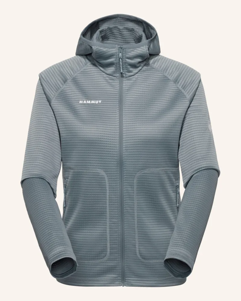 Mammut Midlayer-Jacke Crag Ml Mit Kapuze grau Grau