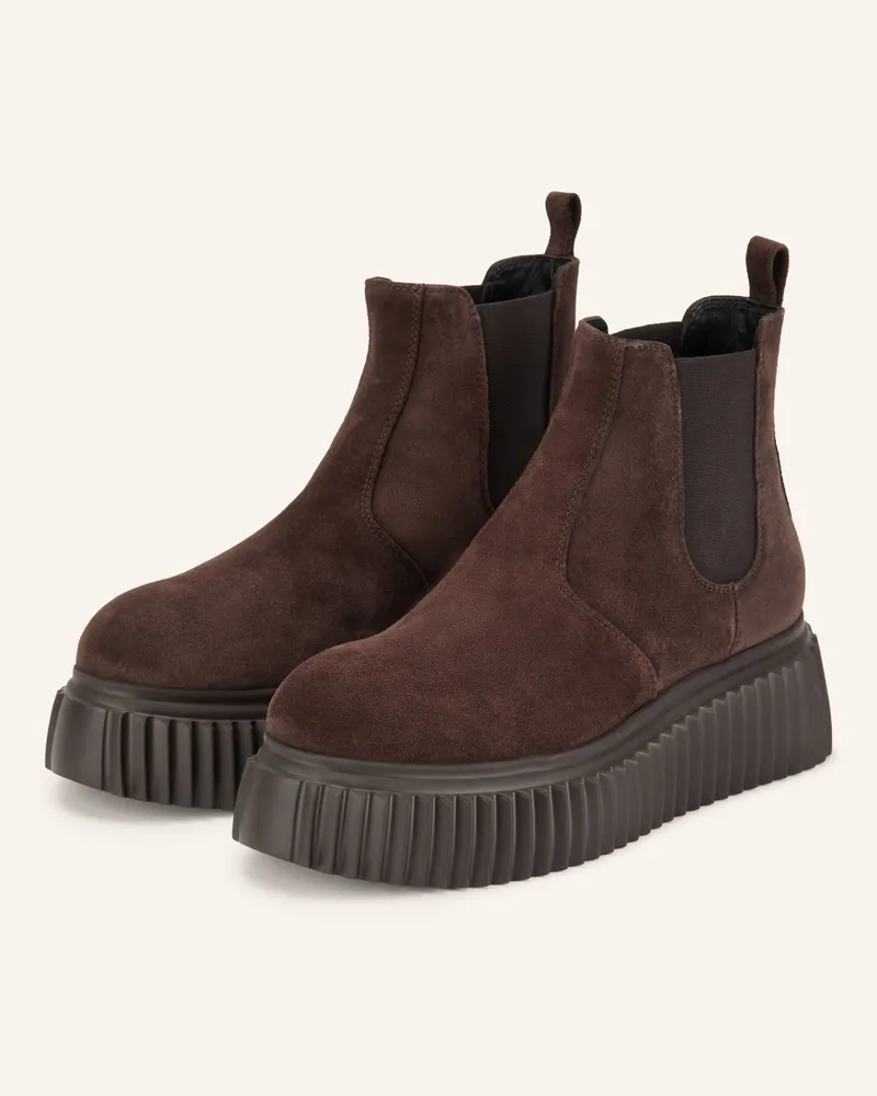 Attilio Giusti Leombruni Chelsea-Boots Iggy Low braun Dunkelbraun