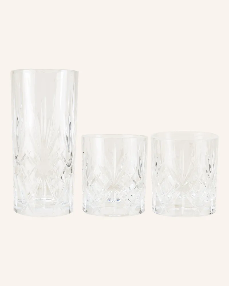 Schott Zwiesel 17-Tlg. Bar-Set Show: Gläser, Glastrinkhalme Und Bürste transparent Weiss
