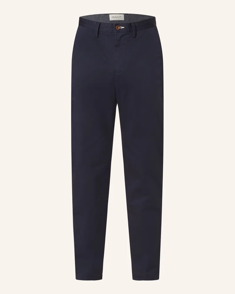 Gant Chino Regular Fit blau Dunkelblau