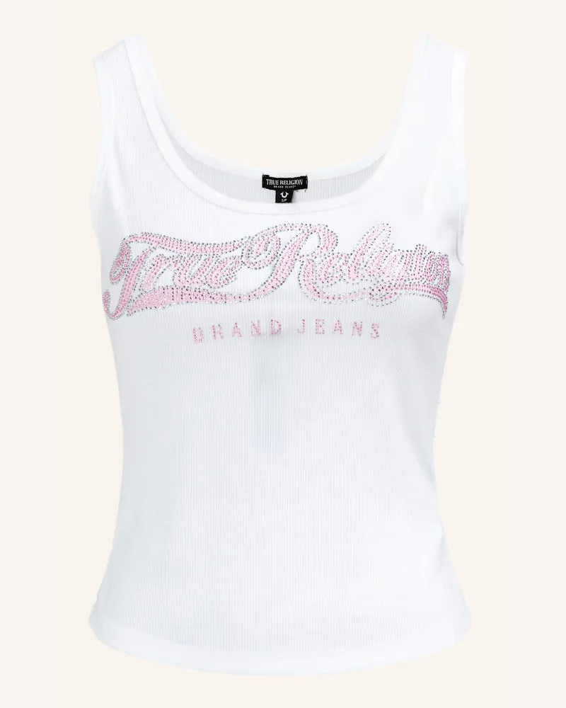True Religion Tanktop weiss Weiss