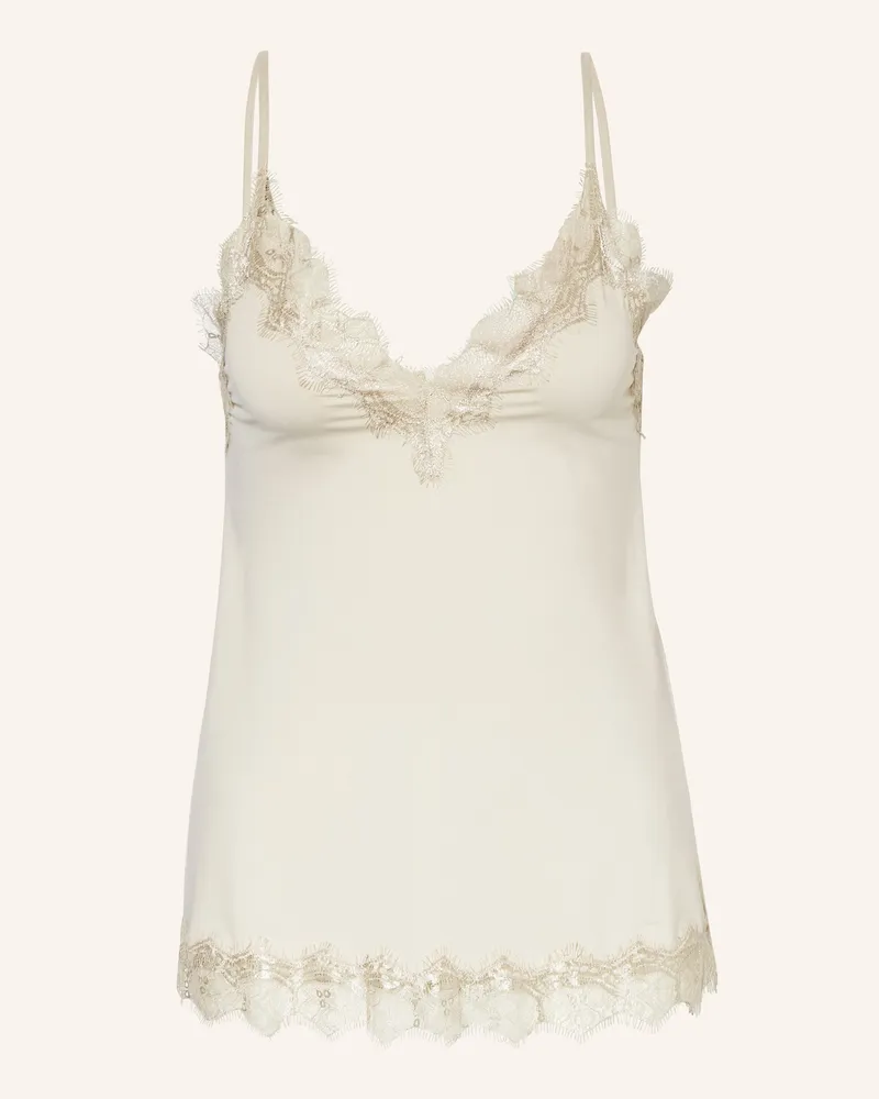 Rosemunde Top BILLIE mit Spitze Creme