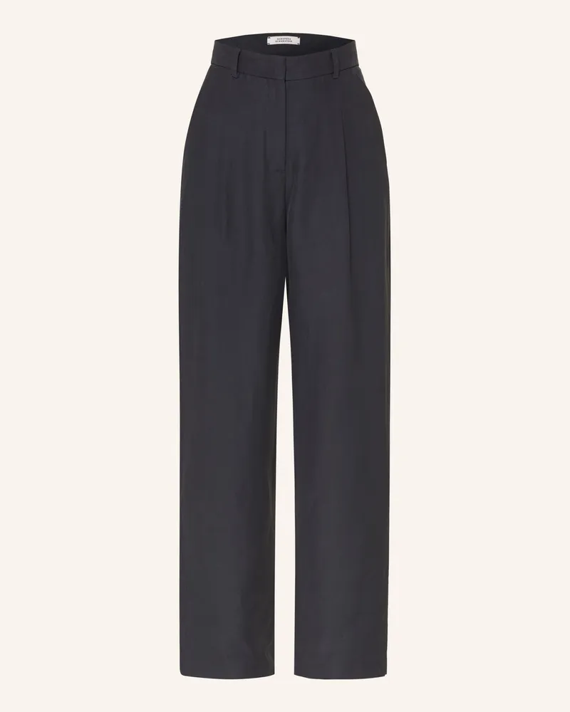 Dorothee Schumacher Hose SUMMER CRUISE mit Leinen Dunkelblau