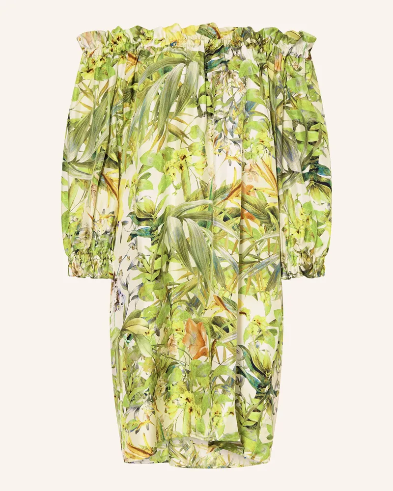 ANNA's dress affair Kleid Aus Seide Mit Rüschen gruen Grün