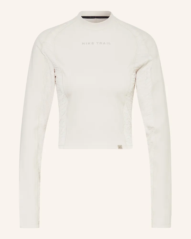Nike Laufshirt DRI-FIT TRAIL Creme