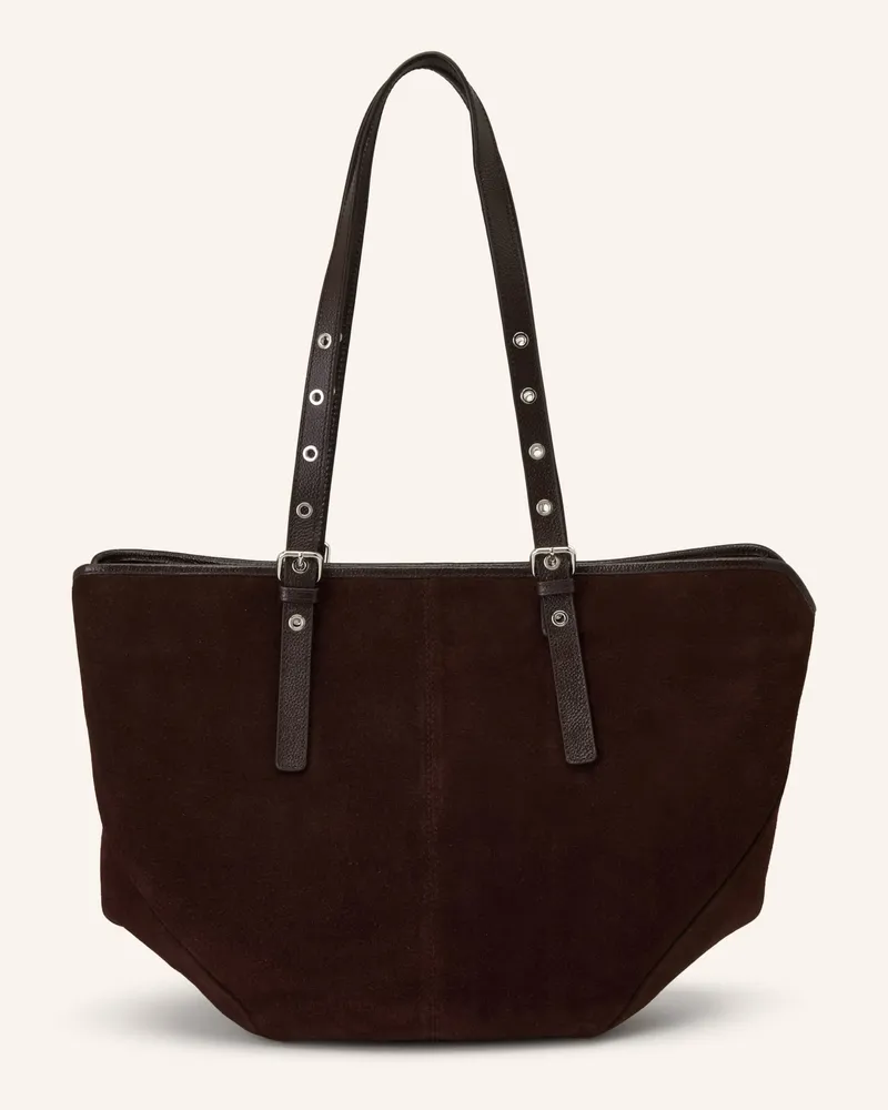 NÚNOO Shopper Nora braun Dunkelbraun