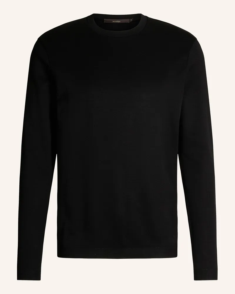 windsor. Longsleeve Schwarz