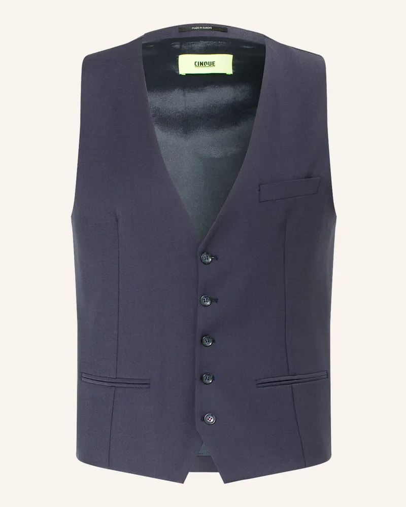 cinque Anzugweste CICASTELLO Slim Fit Dunkelblau